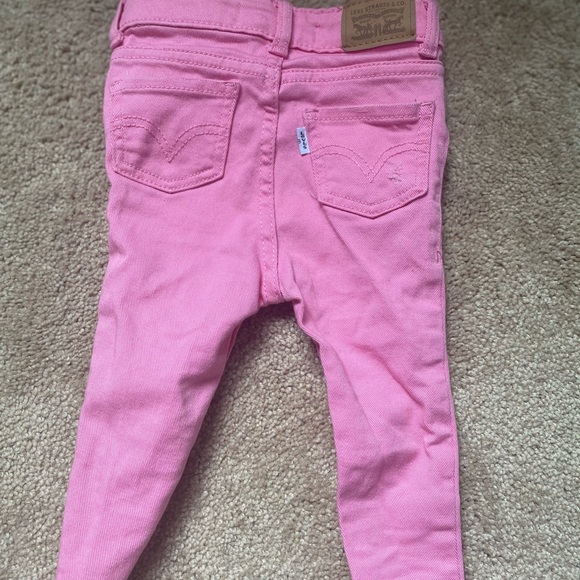 Ultra Skinny Ripped Levi’s Jeans Pink - Picture 2 of 5